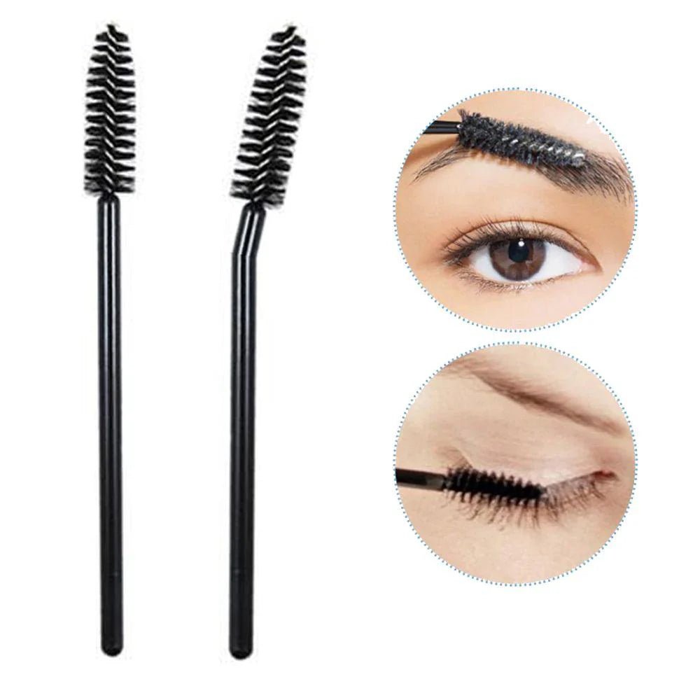 The Pigment - POPU - Disposable Eyebrow Brush 50pcs - Black