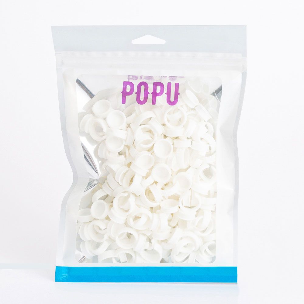The Pigment - POPU - Plastic Ring Cups - 100pcs