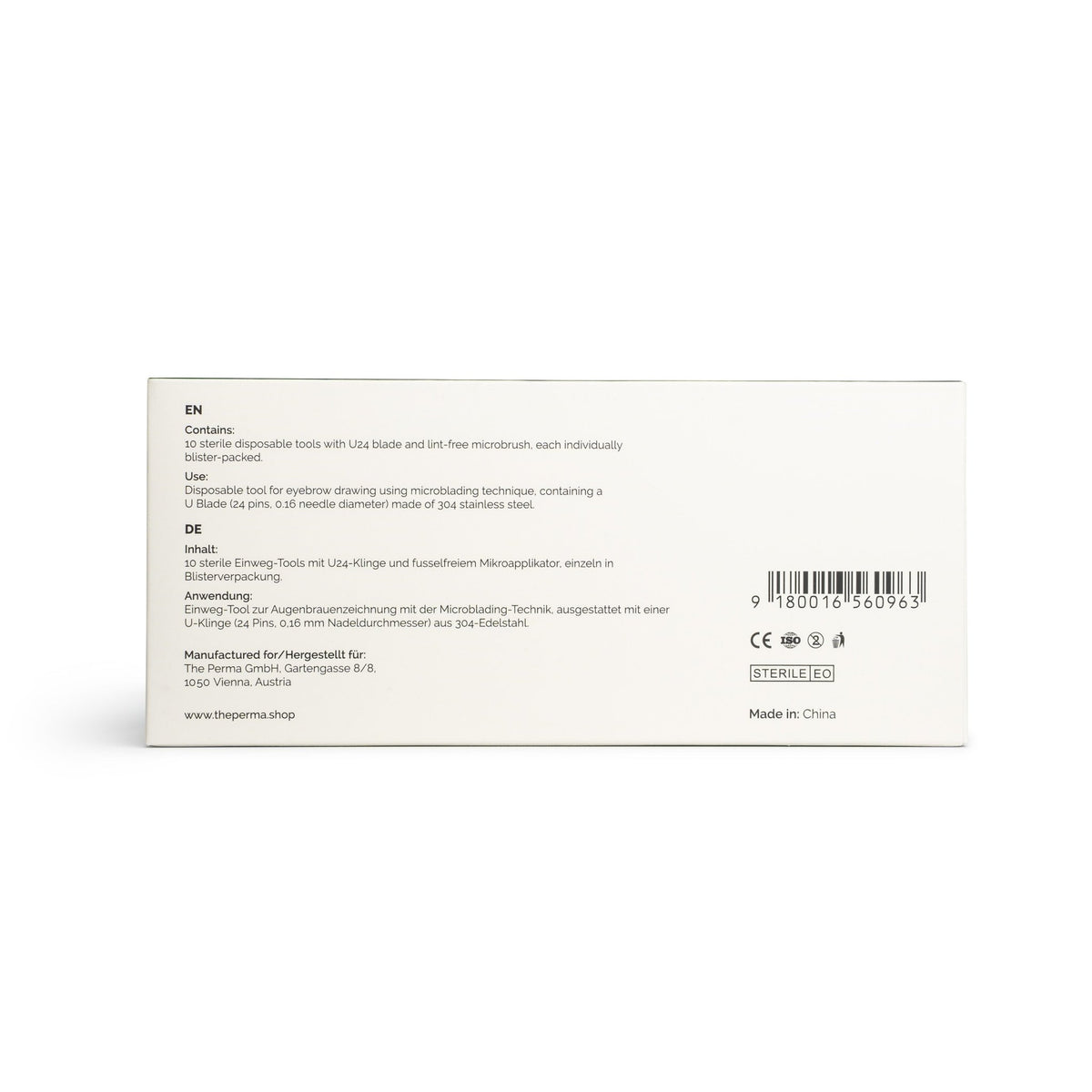 The Pigment - The Perma - Microblading Disposable Tools 10pcs - U24 0.16